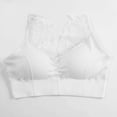 thumbnail image 2 of SELONE Sports Bras for Women Lace Support Soft Bra Cross Back Wide Strap T-Shirt Bralettes Solid Comfortable Underwear, 2 of 3