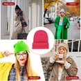 thumbnail image 5 of Gorro Beanie Unisex Minnieouse Skullcap Hilo Multifuncional a Prueba de Viento Melocotón Rojo, 5 of 5