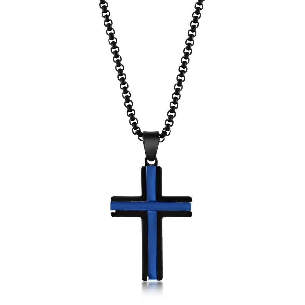Pandora mens cross necklace best sale
