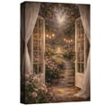 thumbnail image 6 of Canvas Print Night Garden Wall Art Dark Academia Decorative for Living Room Bedroom - 32"x48", 6 of 8