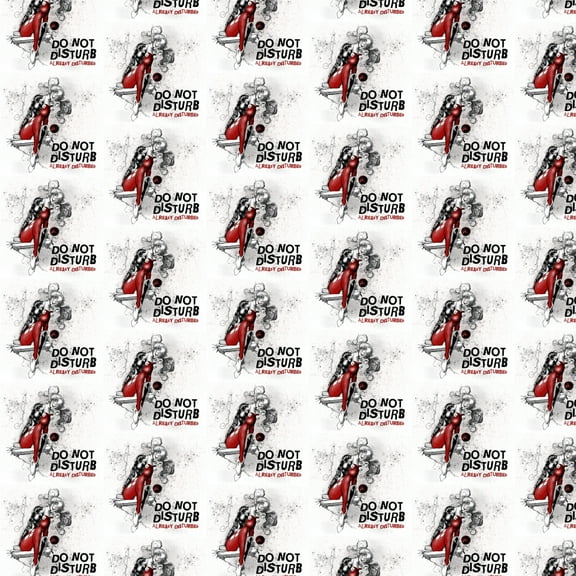 Harley Quinn Already Disturbed Premium Roll Gift Wrap Wrapping Paper