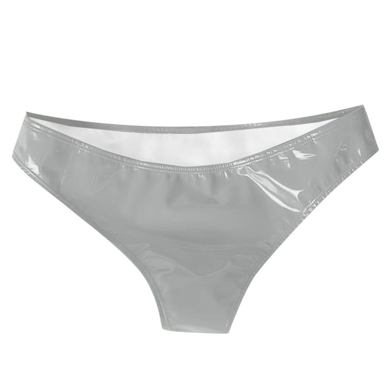 XINSHIDE Womens Solid Color Panty White G Strings Briefs 1-Pack Sexy  Underpants