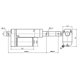 thumbnail image 4 of 750N actuador lineal eléctrico 12V DC Motor controlador de movimiento lineal con interrupt Carevas  Actuador lineal del motor, 4 of 7