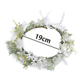 thumbnail image 2 of Diadema de flores bohemias, corona para el pelo, guirnalda Floral, corona, tocado de Halo con cinta, fiesta, Festival de boda, 2 of 5