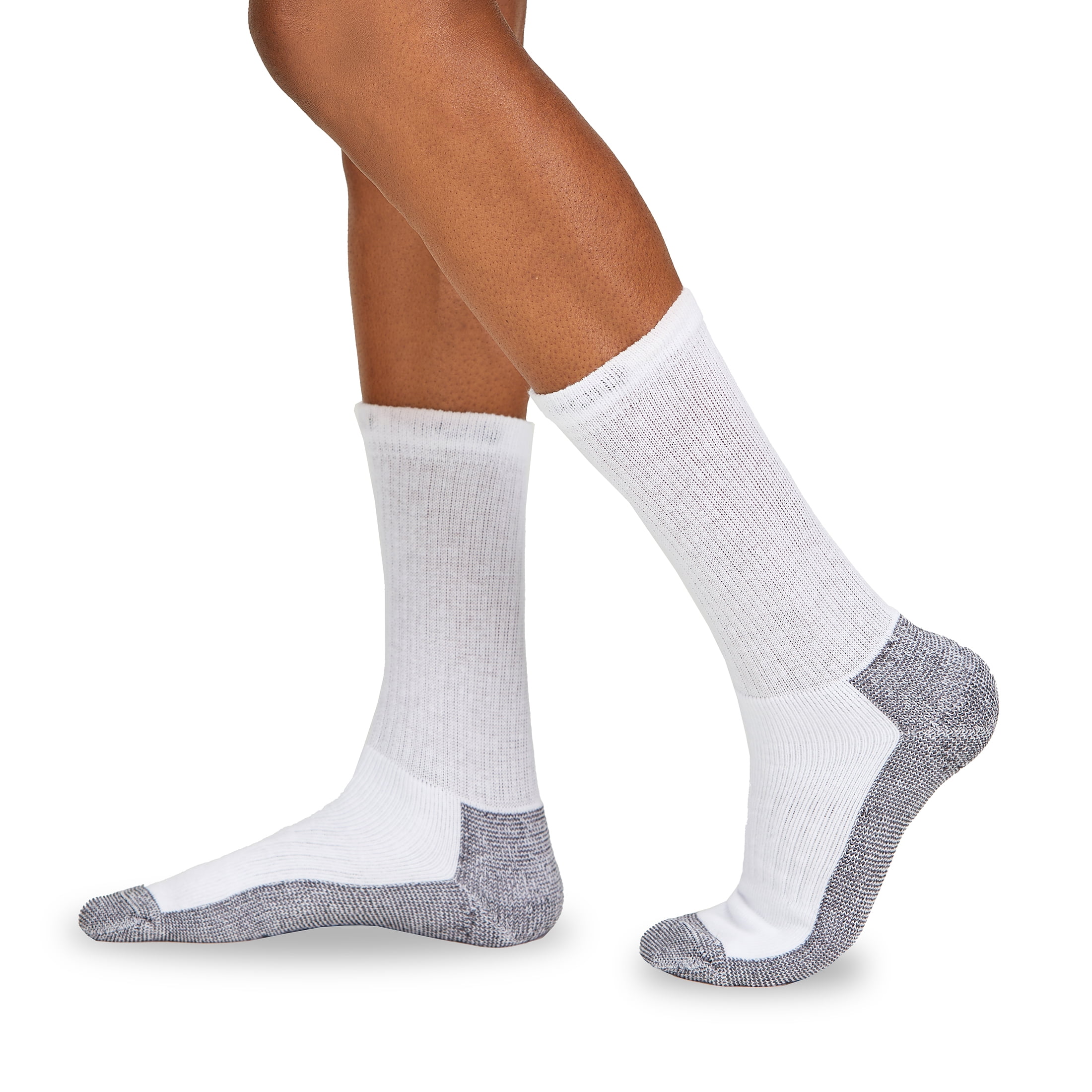 Fruit of the Loom Work Gear Men's Socks, Sizes 6-12, 6-Pack