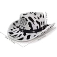 thumbnail image 4 of MUXiin Cowboy Hats for Kids Western Cow Cap for with Studs Decoration for Outdoor Adventures Roleplay Activity Headwear, 4 of 9