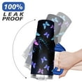 thumbnail image 6 of Blue and Purple Butterflies 40 Oz Tumbler with Handle Lid and Straw, Stainless Steel Double Walled Vacuum Insulated Cup, Cute Birthday Gifts Tumbler for Women Men Friends, 6 of 7