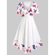 thumbnail image 1 of Vestido Talla Extra con Estampado de Mariposa Rosegal  Vestidos Estampados Tallas Grandes, 1 of 5