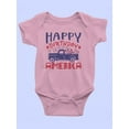 thumbnail image 3 of Happy Birthday America! Bodysuit Infant -Image by Shutterstock,  12 Months, 3 of 4