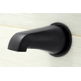 thumbnail image 4 of Kingston Brass KBX8130SVL Serena Three-Handle Tub and Shower Faucet, Matte Black, 4 of 5