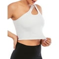 thumbnail image 4 of Tinglu Sport Bra Women Sexy One Shoulder Underwear Lightweight Sportwear Vest, 4 of 8