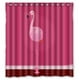 thumbnail image 1 of ABPHQTO Cortina de ducha con tema de flamenco rosa Cortina de ducha impermeable 160x180 cm, 1 of 2