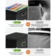 thumbnail image 4 of Caja organizadora de archivos Oterri con tapa y bolsillos de malla, color negro, 4 of 7