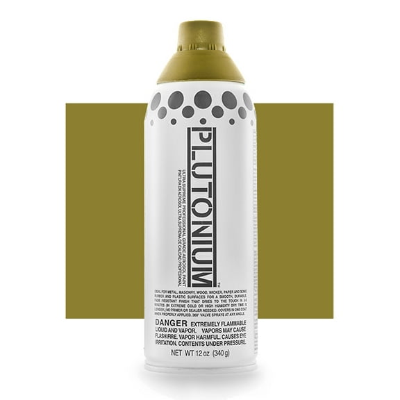 Plutonium 30040US Poupon-Mustard - Satin - 12oz Spray Paint