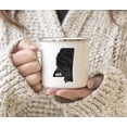 thumbnail image 4 of Koyal Wholesale 11oz. US State Stainless Steel Campfire Coffee Mug, Modern Black Grunge Abbreviation, Mississippi, 4 of 4