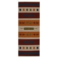 thumbnail image 5 of Rugsotic Carpets Eco-Friendly Woven Hand Woven Kilim Flat Weave Multicolor Contemporary Area Rug, 2'6''x12' Runner, Antimicrobial, 5 of 5