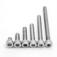 thumbnail image 3 of 50 Pack Stainless Steel Hex Head M5 5mm Screws - 10mm to 50mm Length, 3 of 7