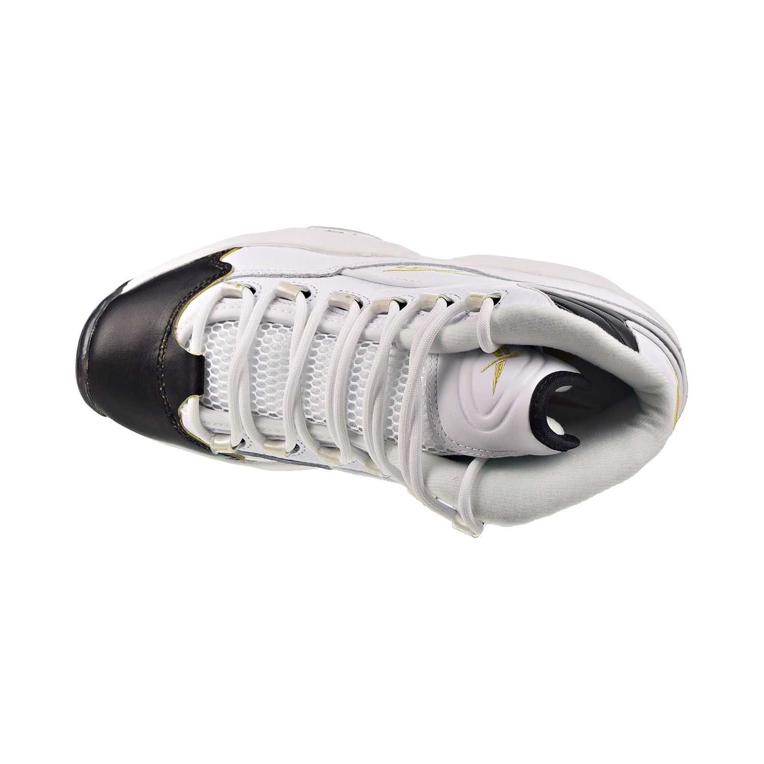 white black gold reebok question
