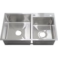 thumbnail image 3 of Fregadero Tarja Acero Inox 2 Tinas Gutstark 32 x 40 x 20 cm Escurridor Cocina Dispensador Jabon, 3 of 8