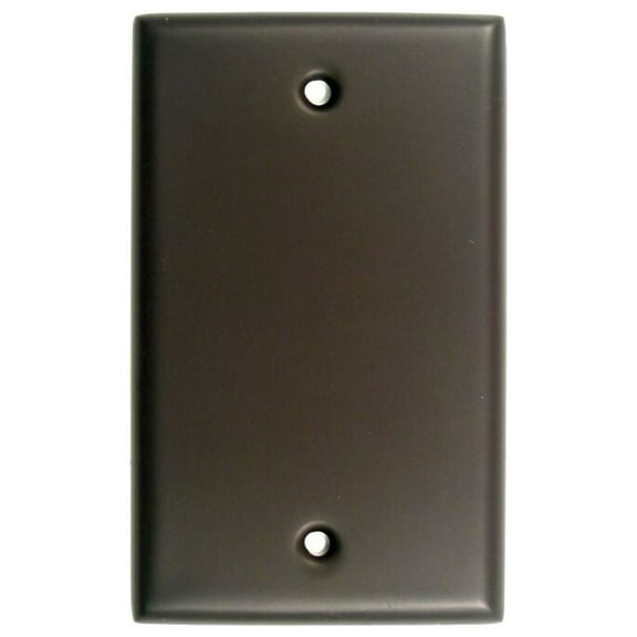 780ORB Single Blank Switch Plate Oil Rubbed Bronze Finish