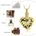 thumbnail image 6 of Crystal Butterfly Urn Necklace for Ashes for Ashes Heart Shape Cremation Jewelry Keepsake Memorial Pendant Jewelry for Women Men, 6 of 8