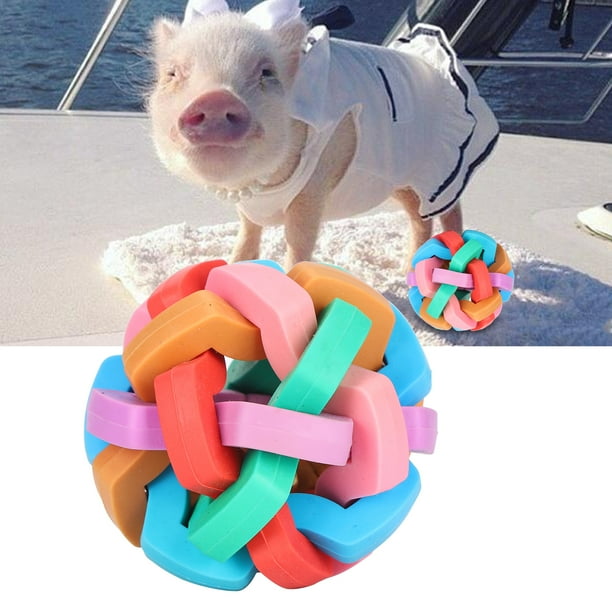 Juguetes Para Perros, Colorido Chirrido Suave Cachorro De Perros Bolas Para Perros Juguetes Para Perros Para Masticadores Agresivos Juguetes Interactivos Para