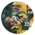 thumbnail image 2 of Aaron Rodgers Round Floor Mat– Cozy, Durable, Decor-Ready.80x80cm,31.5" × 31.5", 2 of 7