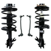 Detroit Axle - V6 Front Struts Kit for 2002-2006 Nissan Altima 2003 2004 2005, 2 Ready Struts w/Coil Spring Assembly, 2 Sway Bar Links Replacement