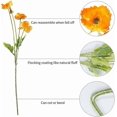 thumbnail image 2 of Artificial Flowers Silk Poppy Flowers for Home Decor Bouquet Wedding Party Faux Flower Pack of 5, 2 of 4