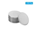 thumbnail image 3 of Uxcell 20mm Steel Disc, 100pcs Round Metal Stamping Blanks Tags Circle Metal Strike Plate DIY, 0.79in, 3 of 6