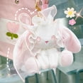 thumbnail image 3 of Lindo conejito llavero mochila felpa llavero para mujeres niñas llaveros colgante para mochilas, 3 of 9