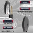 thumbnail image 4 of Remote Key Fob 5btn Smart for Nissan Altima Versa Sentra (KR5TXN4), 4 of 5