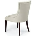 thumbnail image 2 of SAFAVIEH Amanda 19''H Traditional Glam Tufted Chair, Taupe, 2 of 4