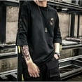 thumbnail image 3 of Stylish Summer Men's Tee Shirts Techwear Y2k Hip Hop Streetwear Gothic Japanese Harajuku Ribbons Graffiti Men Anime Tshirts, 3 of 6