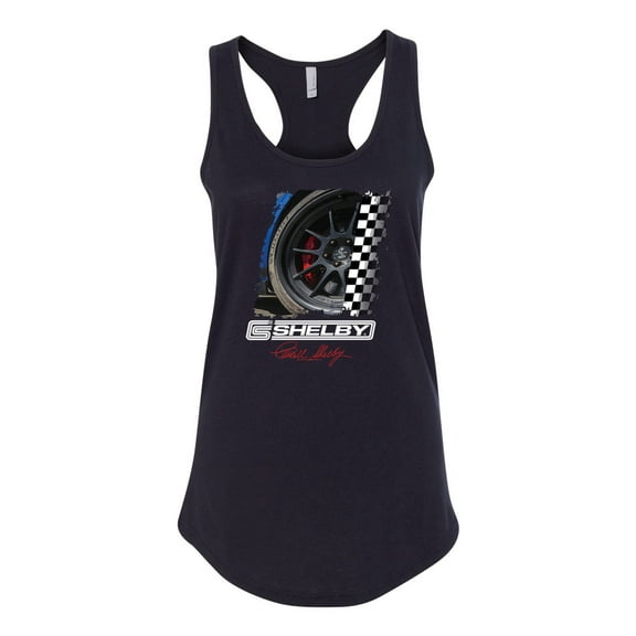 Wild Bobby Ford Shelby GT Rims Vintage Women Racerback Tank Top