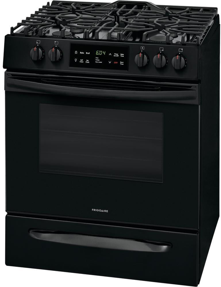 Frigidaire FFGH3054UB 30" Front Control Freestanding Gas Range ...