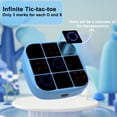 thumbnail image 6 of Tic-Tac-Toe Bolt Game, 4-in-1 Handheld Puzzle Games Console, Electronic Tic-Tac-Toe Game for Educational and Memory Growth, Portable Travel Games for Car Ride, Board Games for Kids and Adults (Blue), 6 of 17
