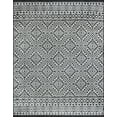 thumbnail image 3 of 8x10 Water Resistant, Large Indoor Outdoor Rugs for Patios, Front Door Entry, Entryway, Deck, Porch, Balcony | Outside Area Rug for Patio | Charcoal, Tribal | Size: 7'11'' x 10'3'', 3 of 8