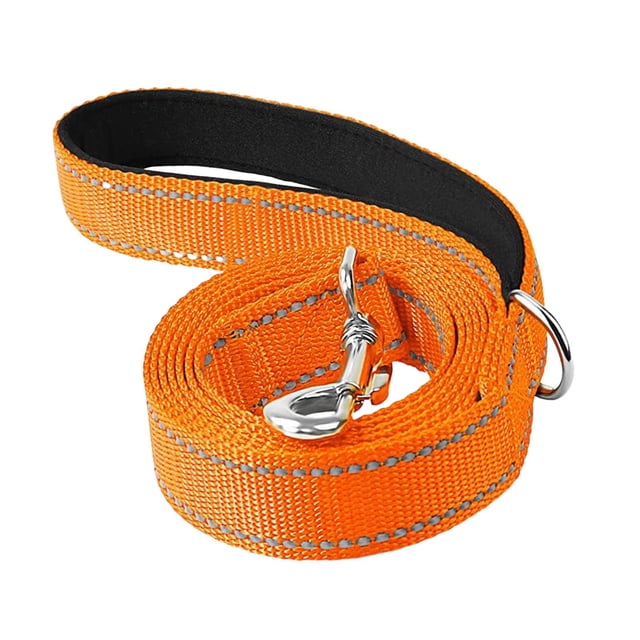 Correa reflectante para perros Correa de entrenamiento para perros Nylon trenzado Fuerte Durable Cómodo naranja jinwen correa reflectante