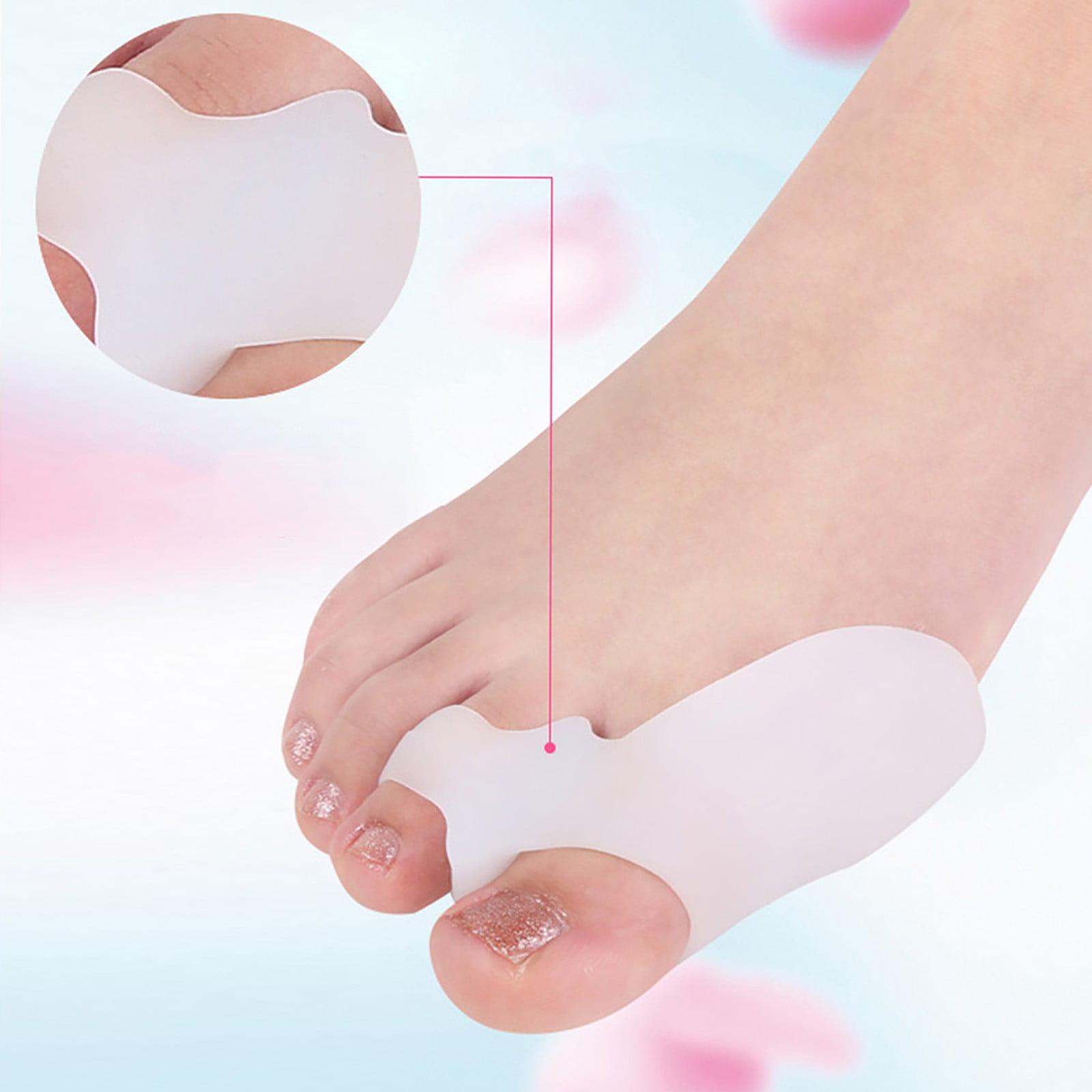QWANG Toe Aligner Orthosis Seperator Separation Toe Design Comb Toe