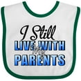 thumbnail image 3 of Inktastic I Still Live with My Parents Baby Funny Boys or Girls Baby Bib, 3 of 4