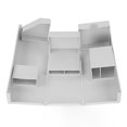 thumbnail image 4 of Caja de almacenamiento de plástico, caja de almacenamiento de escritorio, caja de almacenamiento de escritorio múltiple, caja de almacenamiento de maquillaje, confiabilidad excepcional, 4 of 12