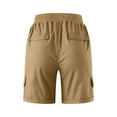 thumbnail image 6 of Hienoo Women's Plus Size Cargo Shorts Summer Cotton Linen Hiking Shorts with Pockets, Sizes XXXL, 6 of 6