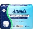 thumbnail image 5 of Attends Adult Extra Absorbent Breathable Brief  X-Large 58'' - 63'', Package of 20, 5 of 6