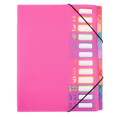 thumbnail image 1 of Carpeta de clasificación de arcoíris de 12 capas para almacenamiento de archivos de libros de información a4 multicapa, 1 of 5