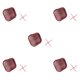 thumbnail image 3 of Qarigey Estuche Braces Caja de almacenamiento Protector bucal Sello Contenedor transparente con partición Palillos de Soporte de hilo para Type2 NO2, 3 of 6