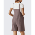 thumbnail image 4 of G4Free EverGoing Maternity Overalls with Pockets Adjustable Straps Pregnancy Wide Leg Jumpsuit Shorts Casual Work, 4 of 8
