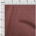 thumbnail image 2 of oneOone Rayon Maroon Fabric Animal Sewing Craft Projects Fabric Prints By Yard 56 Inch Wide, 2 of 5