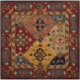 thumbnail image 1 of Safavieh Heritage Red Traditional Rug - Square 4', 1 of 5