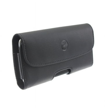 Case Belt Clip for iPhone 11/12/13/14/15/Pro - Leather Holster Cover Pouch Loops Carry Protective (NOT for Pro Max and Plus)